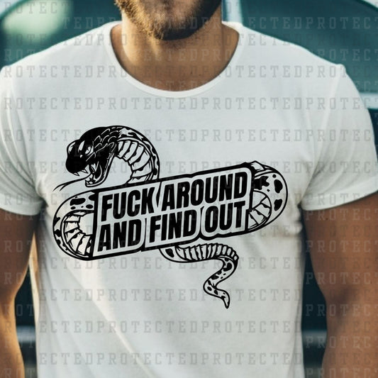 F*CK AROUND AND FIND OUT *SINGLE COLOR* - DTF TRANSFER