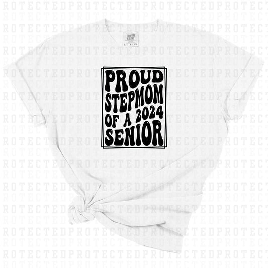 PROUD STEPMOM OF A 2024 SENIOR *SINGLE COLOR* - DTF TRANSFER