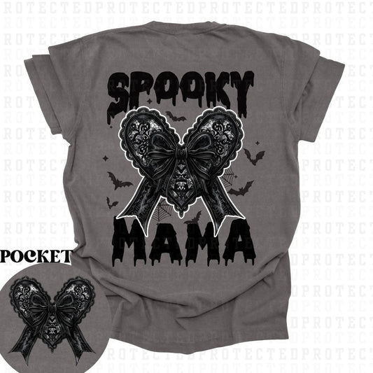 COQUETTE SPOOKY MAMA (POCKET/BACK) - DTF TRANSFER