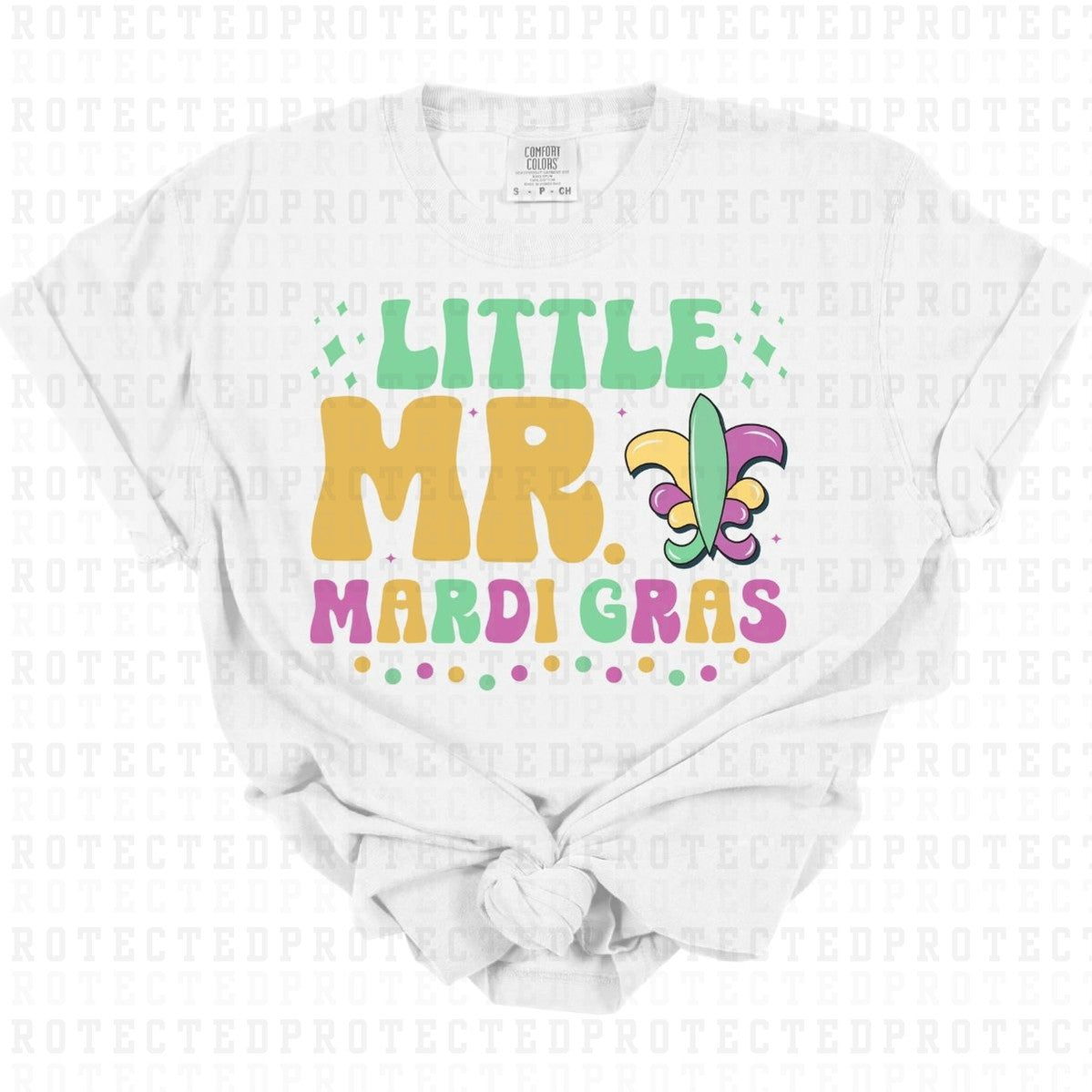 LITTLE MR MARDI GRAS - DTF TRANSFER