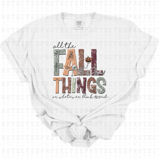 ALL THE FALL THINGS - DTF TRANSFER