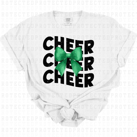 COQUETTE CHEER *BLACK/GREEN/GRUNGE*- DTF TRANSFER