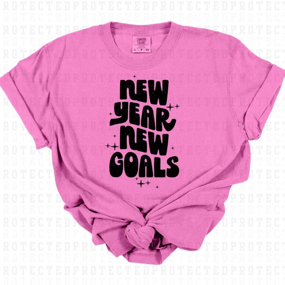 NEW GOALS *SINGLE COLOR* - DTF TRANSFER