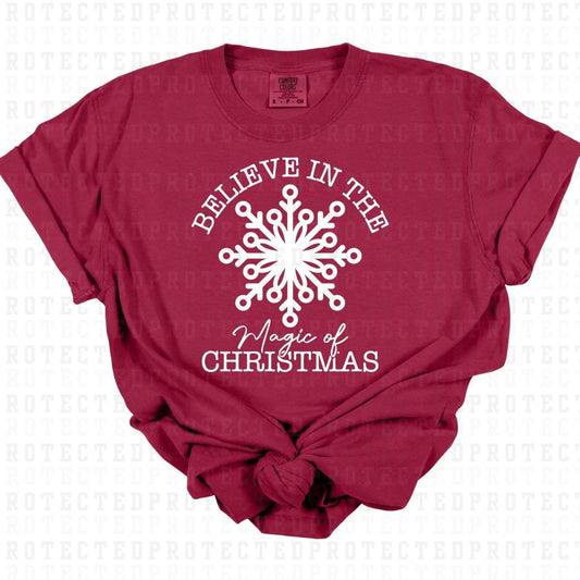 BELIEVE IN THE MAGIC OF CHRISTMAS *SINGLE COLOR* - DTF TRANSFER