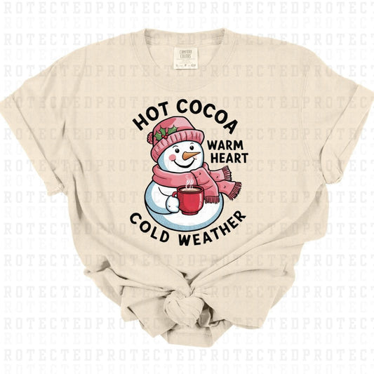 HOT COCOA COLD WEATHER - DTF TRANSFER