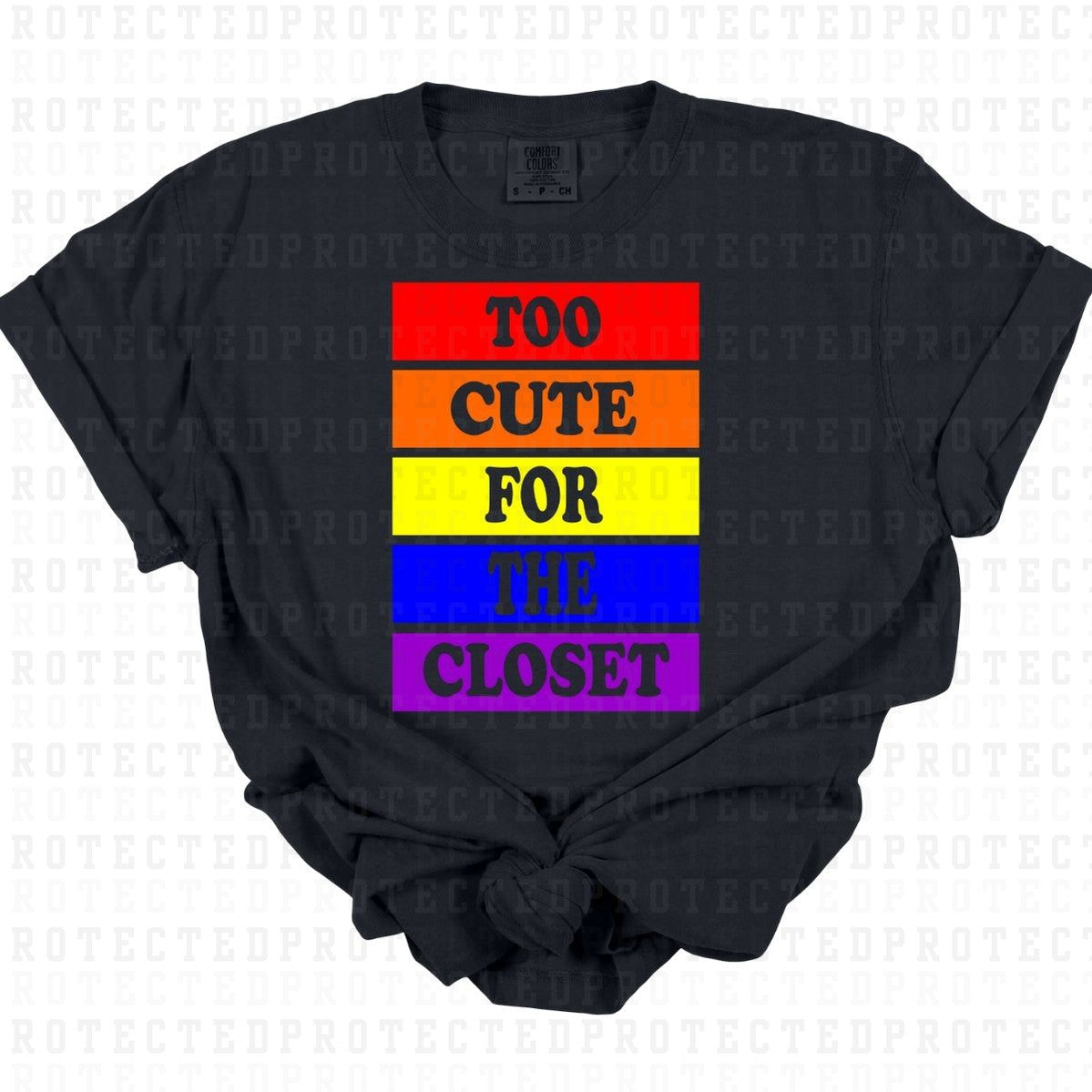 TOO CUTE FOR THE CLOSET - DTF TRANSFER