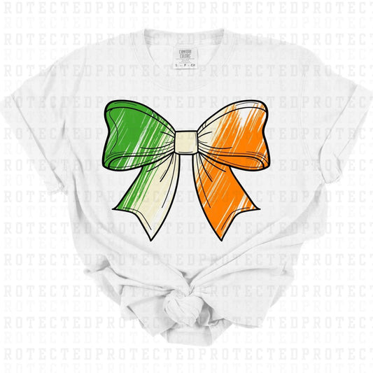 COQUETTE IRISH FLAG BOW - DTF TRANSFER