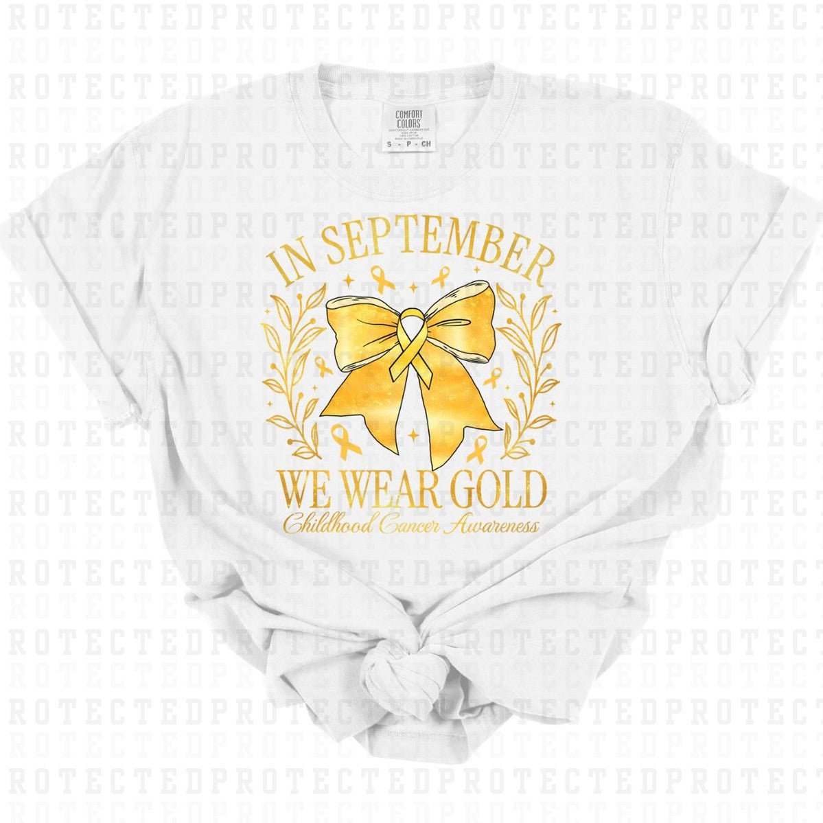 COQUETTE WE WEAR GOLD - DTF TRANSFER