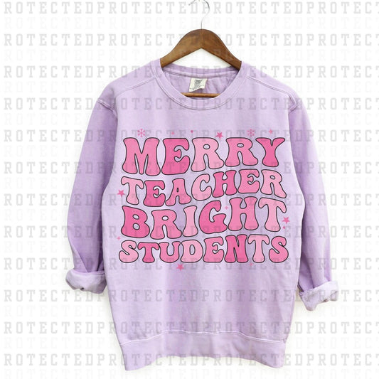 MERRY TEACHER BRIGHT STUDENTS -  DTF TRANSFER