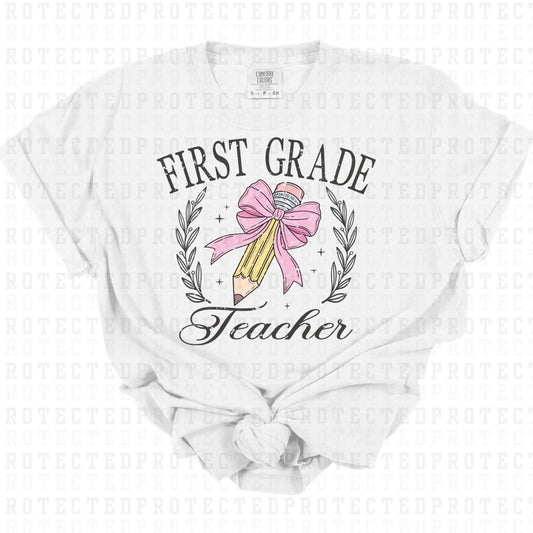 COQUETTE 1ST GRADE TEACHER *GRUNGE* - DTF TRANSFER