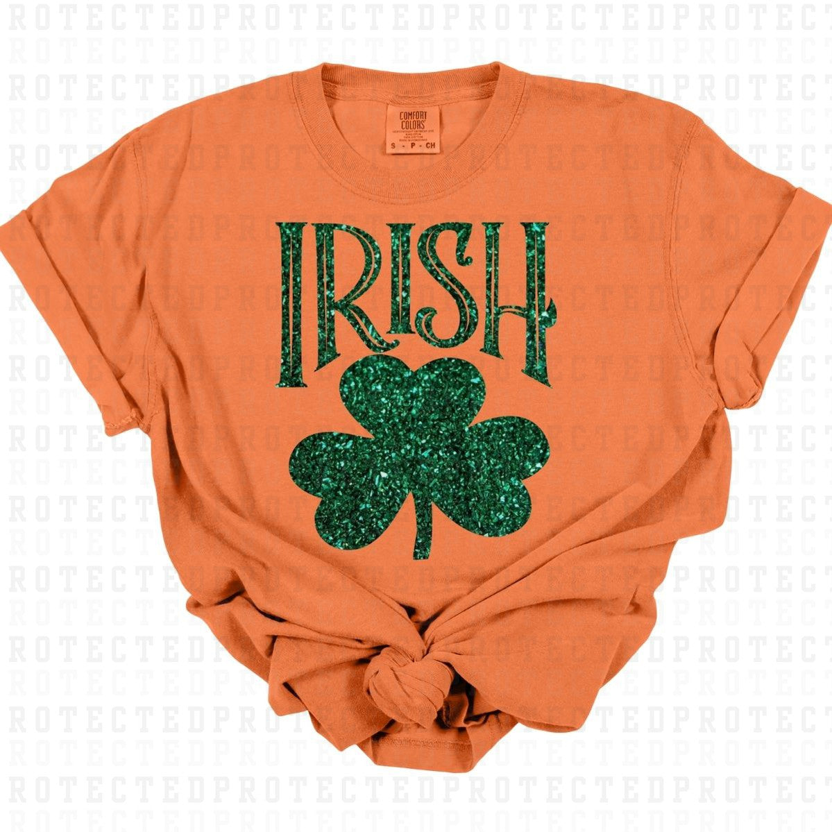 IRISH *FAUX SEQUIN* - DTF TRANSFER