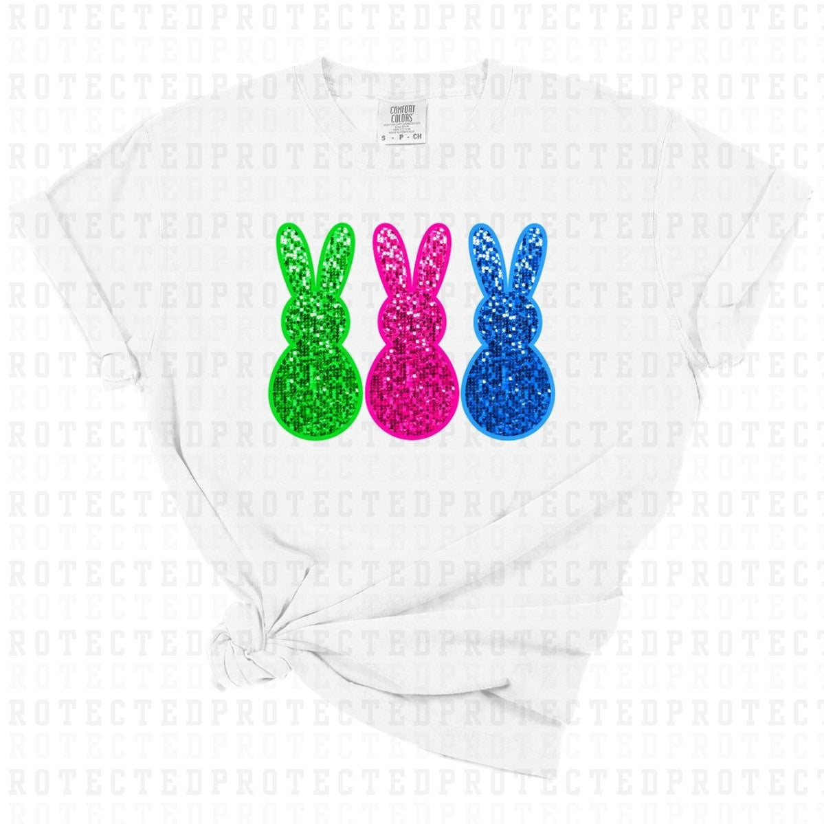 BUNNIES *FAUX SEQUIN* - DTF TRANSFER