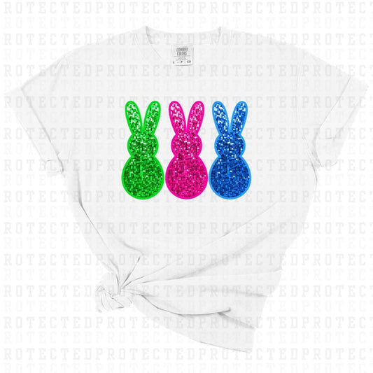 FAUX SEQUIN BUNNIES - DTF TRANSFER