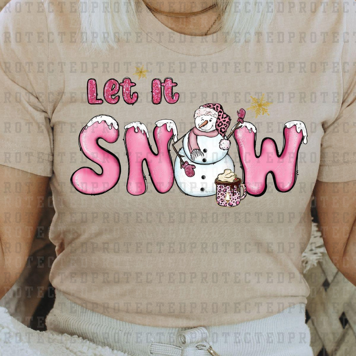 LET IT SNOW - DTF TRANSFER