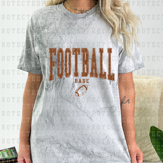 FOOTBALL BABE *SINGLE COLOR* - DTF TRANSFER