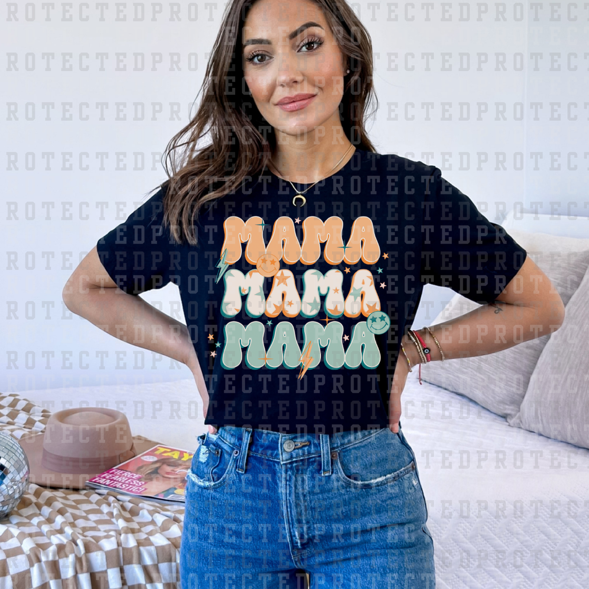 MAMA MAMA MAMA RETRO - DTF TRANSFER