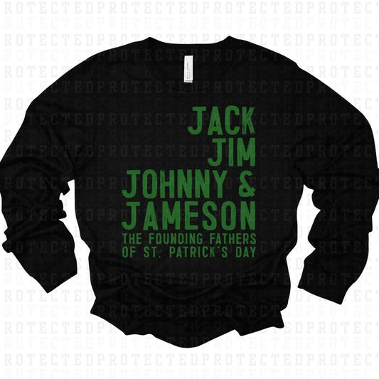 JACK JIM JOHNNY & JAMESON *SINGLE COLOR* - DTF TRANSFER