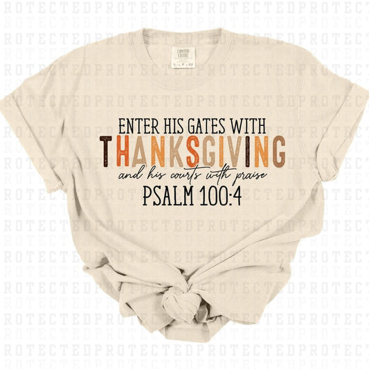 PSALM 100:4 - DTF TRANSFER