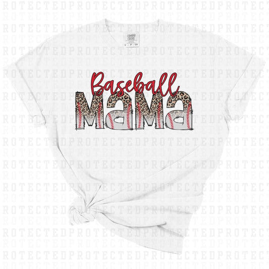 BASEBALL MOM *RED* - DTF TRANSFER