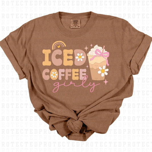 COQUETTE ICED COFFEE GIRLY - DTF TRANSFER