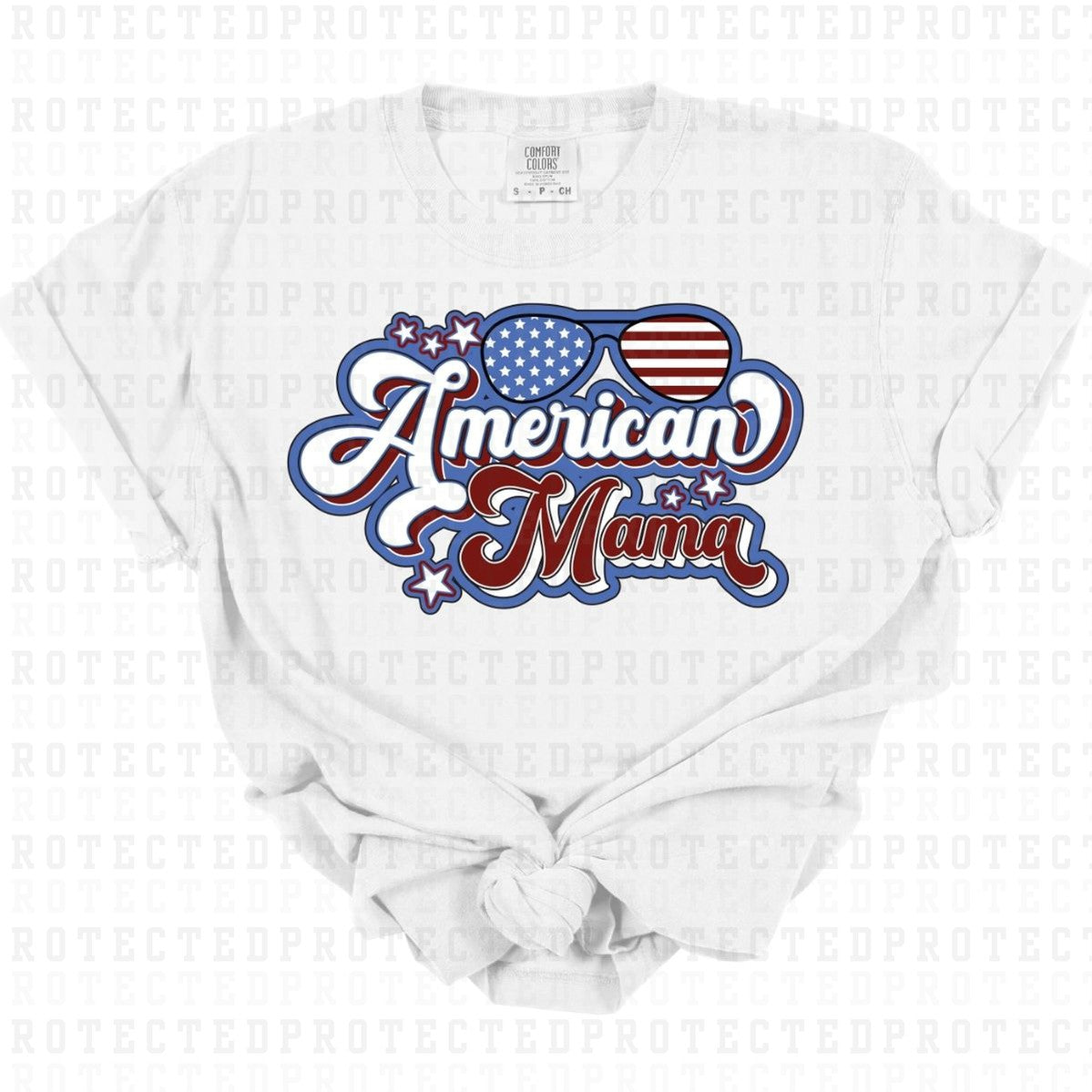 ALL AMERICAN MAMA - DTF TRANSFER