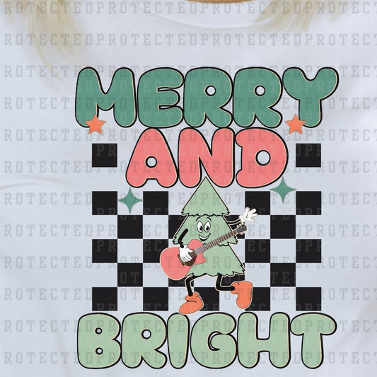 MERRY AND BRIGHT - DTF TRANSFER