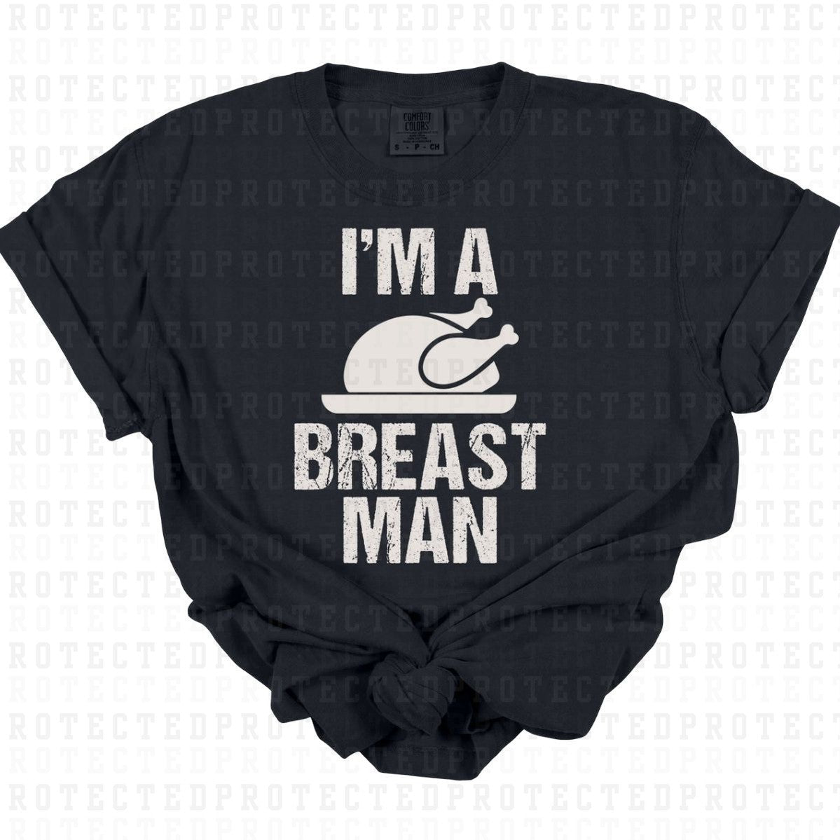 BREAST MAN *SINGLE COLOR* - DTF TRANSFER