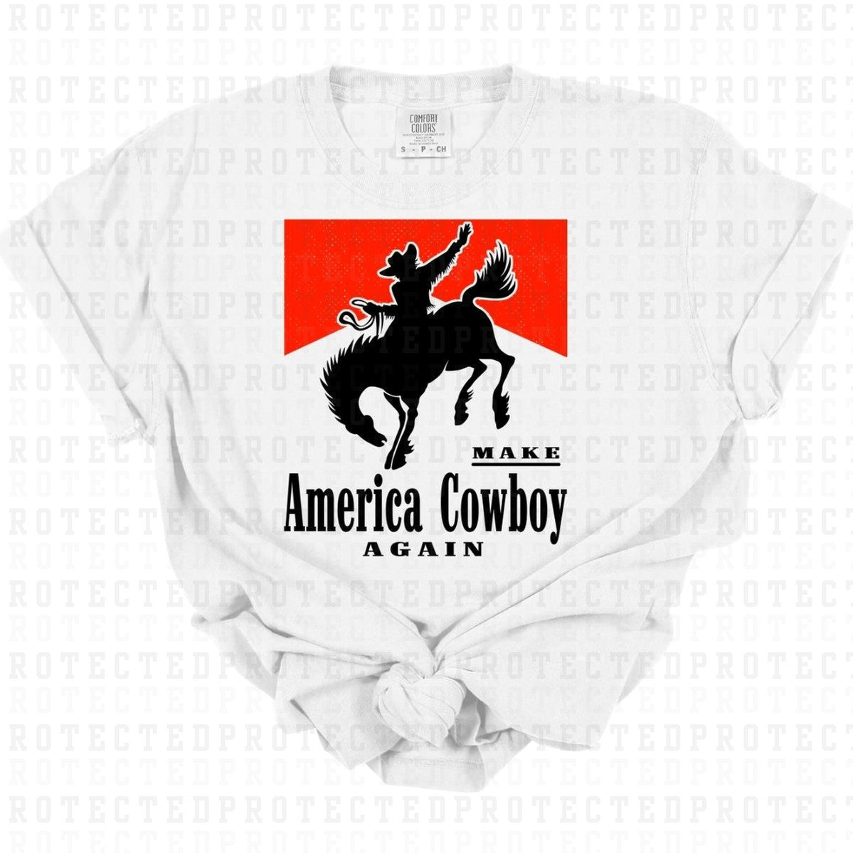 MAKE AMERICA COWBOY AGAIN - DTF TRANSFER