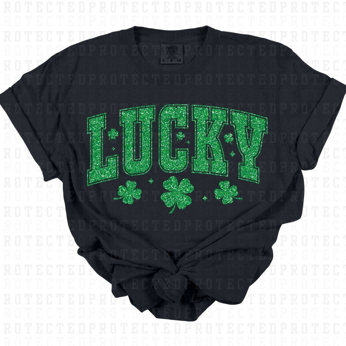 LUCKY *FAUX SEQUIN* - DTF TRANSFER