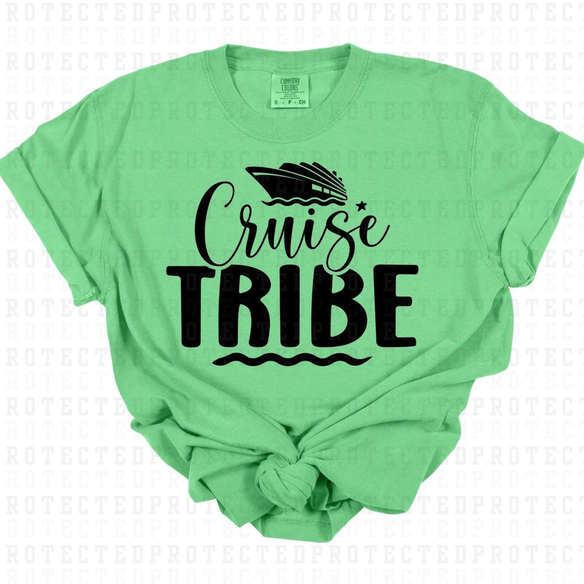 CRUISE TRIBE *SINGLE COLOR* - DTF TRANSFER