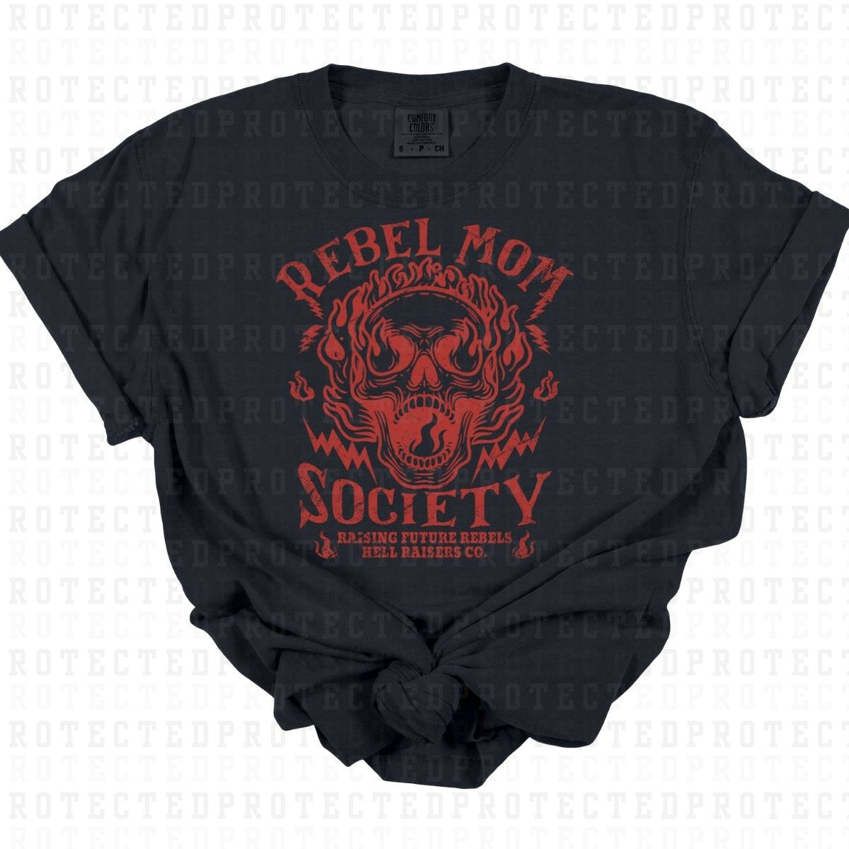 REBEL MOM SOCIETY *SINGLE COLOR* - DTF TRANSFER