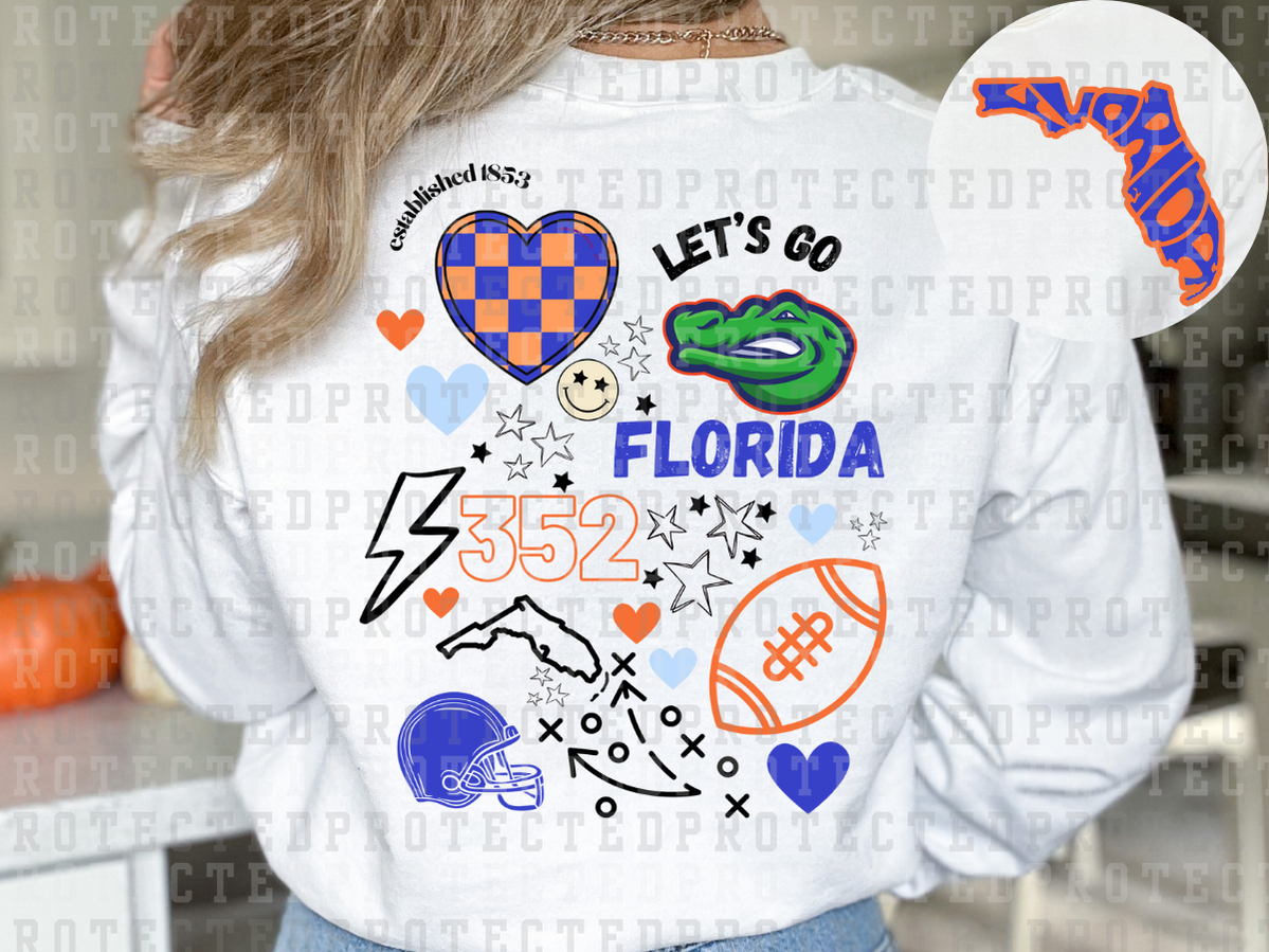 LETS GO FLORIDA (POCKET/BACK) - DTF TRANSFER