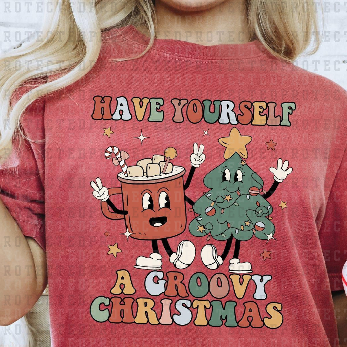 HAVE YOURSELF A GROOVY CHRISTMAS - DTF TRANSFER