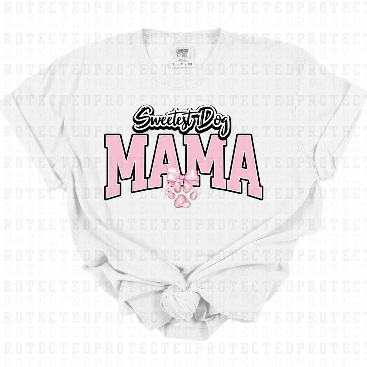 COQUETTE SWEETEST DOG MAMA - DTF TRANSFER