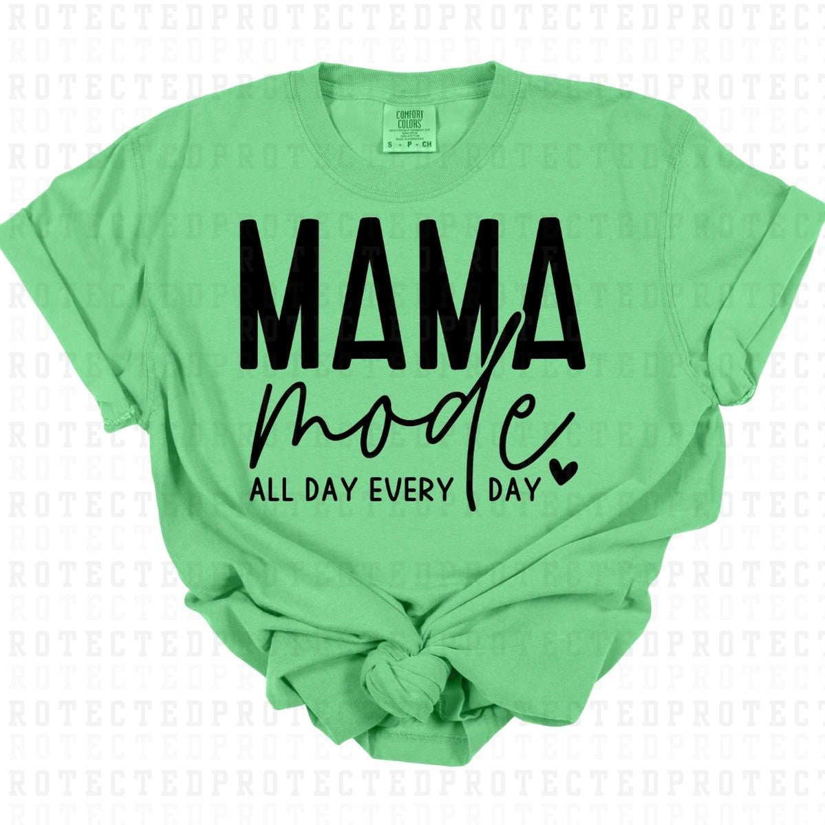 MAMA MODE *BLACK - SINGLE COLOR* - DTF TRANSFER