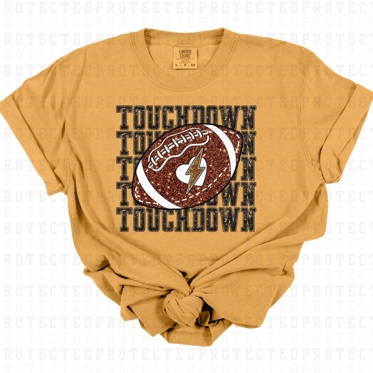 TOUCHDOWN *FAUX SEQUIN* - DTF TRANSFER