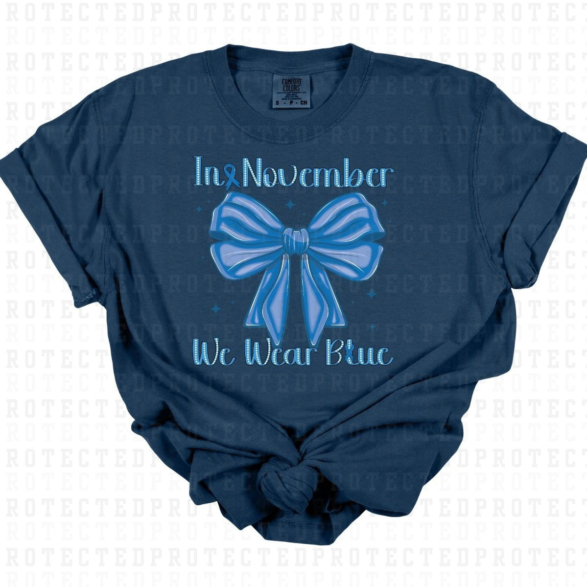 IN NOVEMBER WE WEAR BLUE - DTF TRANSFER