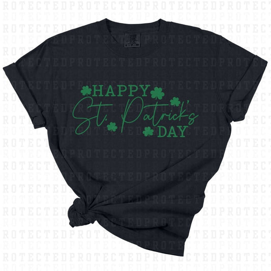 HAPPY ST PATRICKS DAY *SINGLE COLOR* - DTF TRANSFER