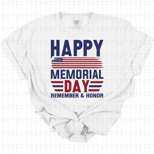 HAPPY MEMORIAL DAY - DTF TRANSFER