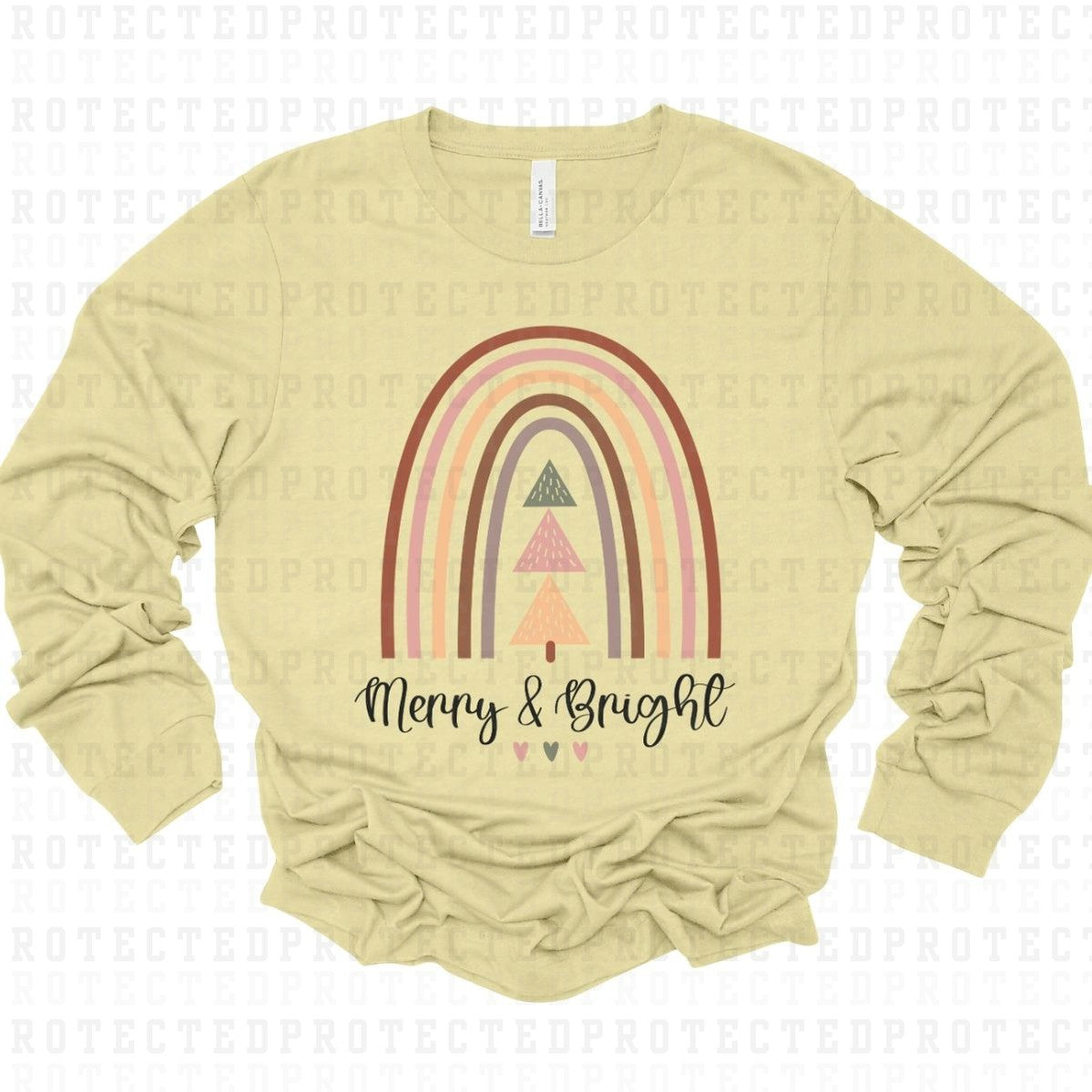 MERRY AND BRIGHT - DTF TRANSFER