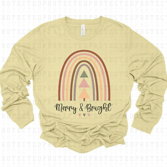 MERRY AND BRIGHT - DTF TRANSFER