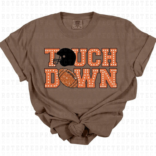 TOUCHDOWN *FAUX SEQUIN* - DTF TRANSFER