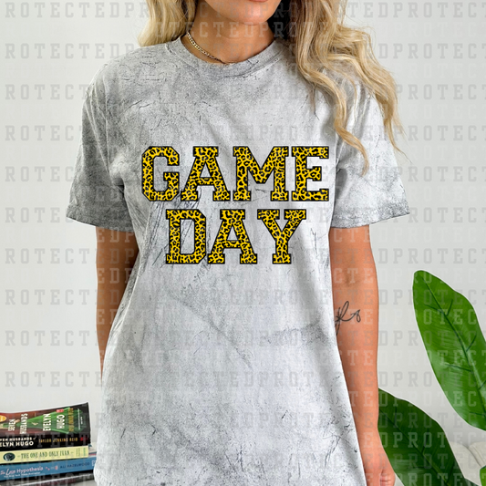 GAME DAY *YELLOW & BLACK* - DTF TRANSFER