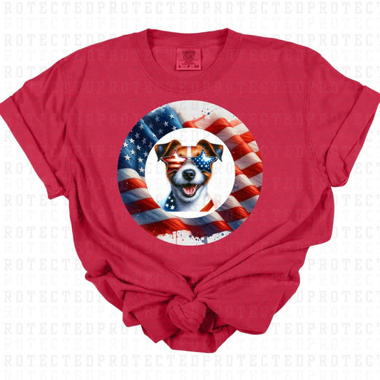 PATRIOTIC DOG - DTF TRANSFER