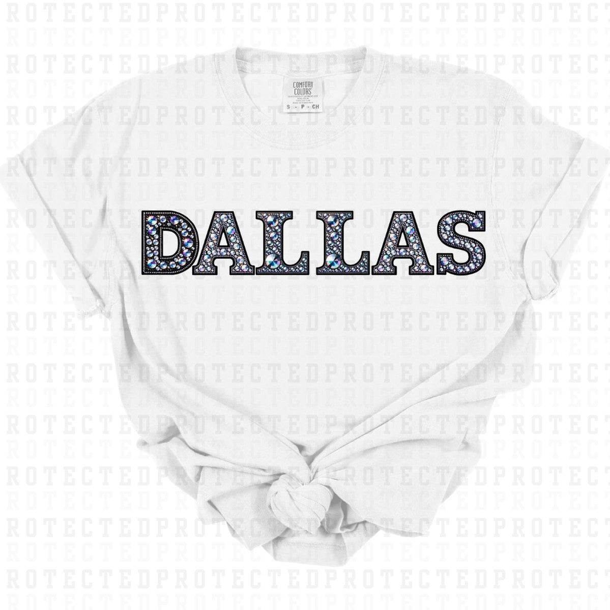 DALLAS *FAUX RHINESTONES* - DTF TRANSFER