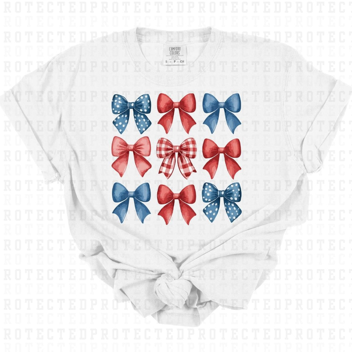 COQUETTE PATRIOTIC BOWS - DTF TRANSFER