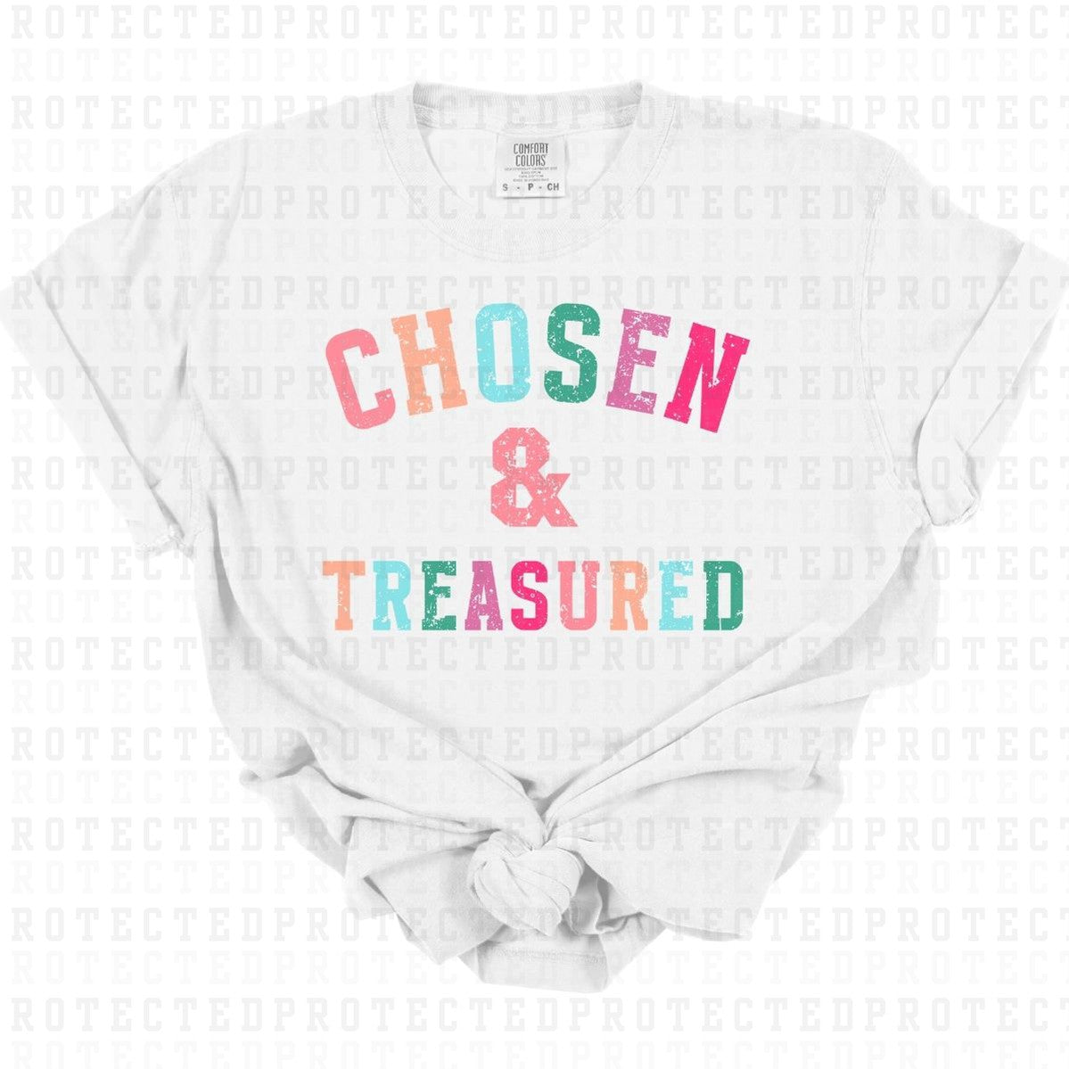 CHOSEN AND TREASURED *GRUNGE* - DTF TRANSFER