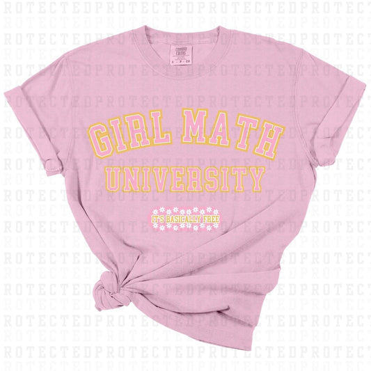 GIRL MATH UNIVERSITY - DTF TRANSFER