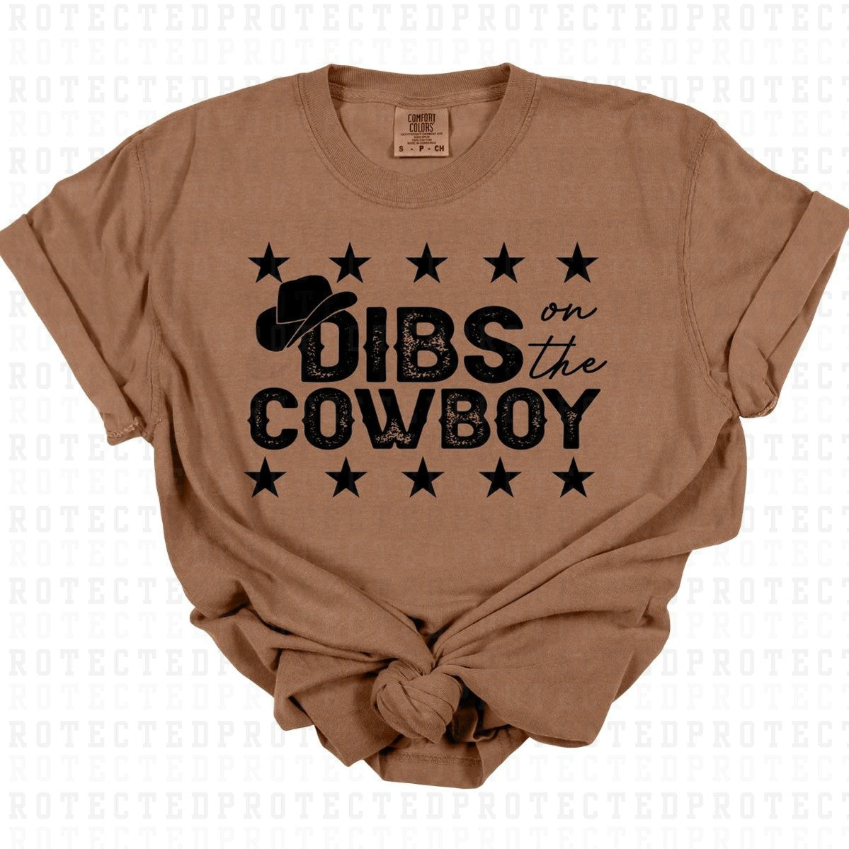 DIBS ON THE COWBOY *SINGLE COLOR* - DTF TRANSFER