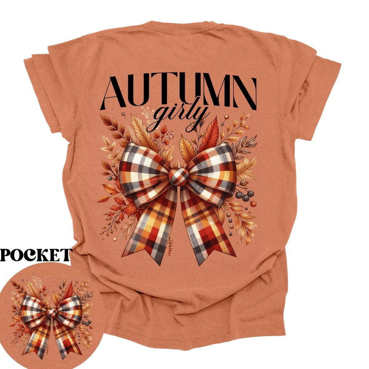 COQUETTE AUTUMN GIRLY (POCKET/BACK) - DTF TRANSFER